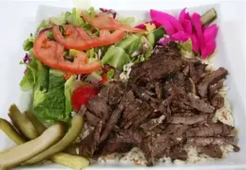 FULL MEAT SHAWARMA (KUBOOS PLATE)